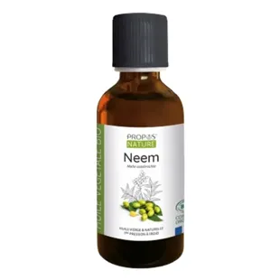 Olio vegetale di neem biologico per aromaterapia e fitoterapia Propos' Nature 50 ml