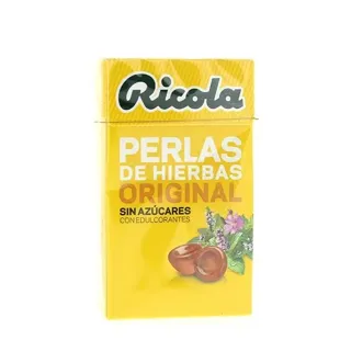Ricola pearls without sugar 25g herbs