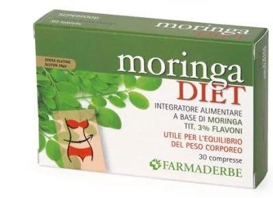 Farmaderbe Moringa Diet Integratore Peso Corporeo 30 Compresse