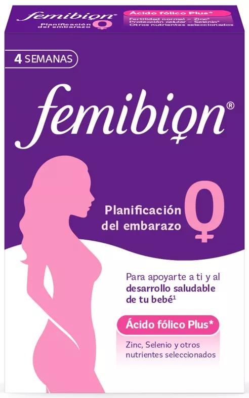 Femibion 0 Planificación Embarazo Ácido Fólico Plus 28 Comprimidos