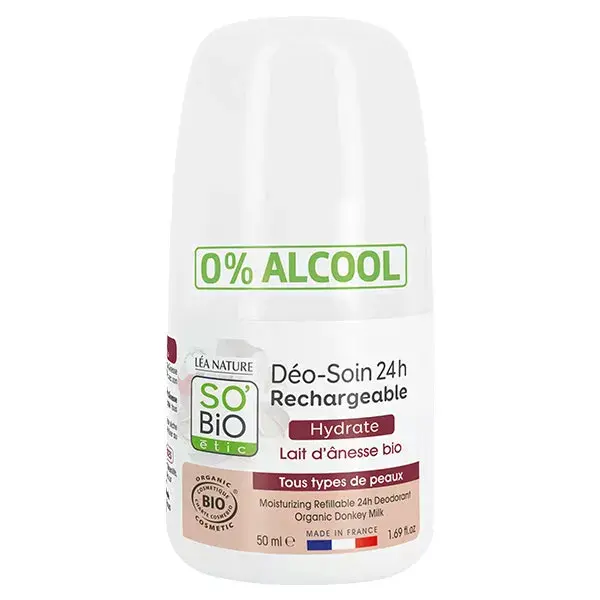 So'Bio Étic Déo-Soin Déodorant Hydrate Lait d'Anesse Bio 50ml