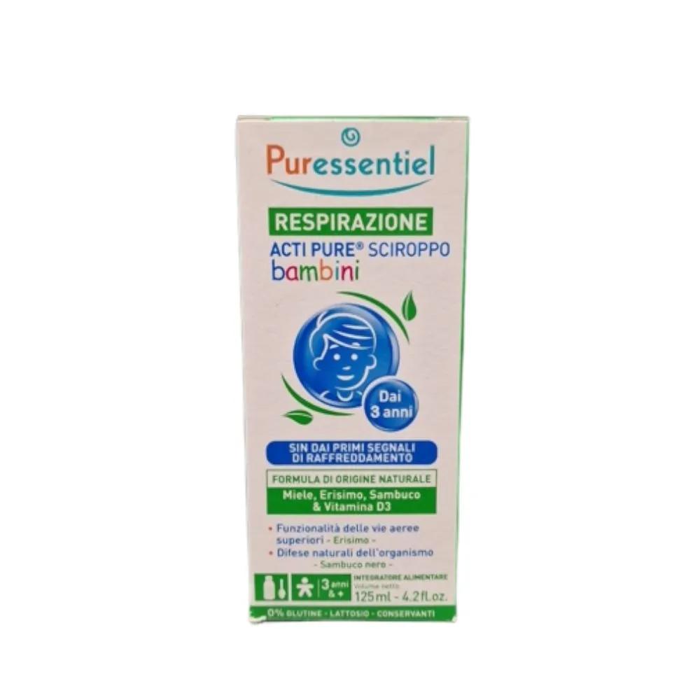 Puressential Respirazione Acti Pur Sciroppo per Bambini Raffreddamento 125 ml