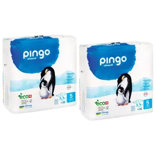 Pingo Junior T5 Ecological Diapers (12-25 kg) 2x36 units