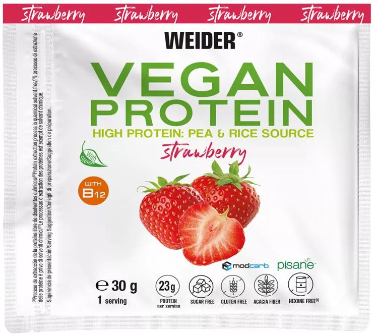Weider Vegan Protein Fresa Monodosis 30 gr