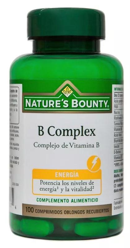Nature's Bounty B-Complex 100 Comprimidos Recubiertos