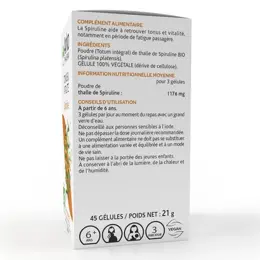 Arkopharma Arkogélules Spiruline Bio 45 gélules