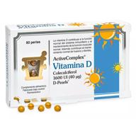 Pharma Nord ActiveComplex Vitamina D Colecalciferol 1600UI 80 Perlas 