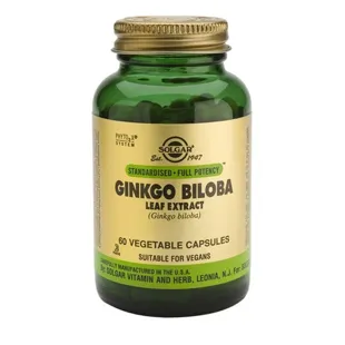 Solgar SPF Ginkgo Biloba 60 Vegetable Capsules