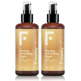 Freshly Cosmetics Bronzing Radiance Self-Tanning Cream 2x200 ml