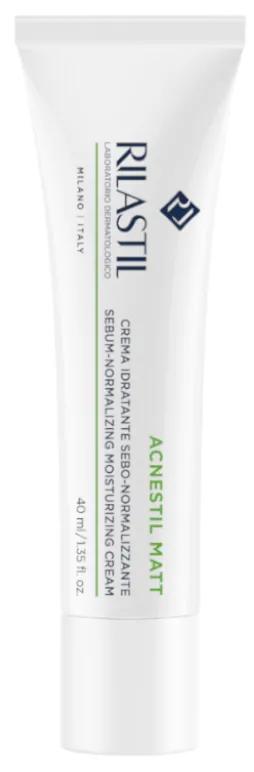 Rilastil Acnestil Crema Idratante Opaca Pelli Grasse 40 ml