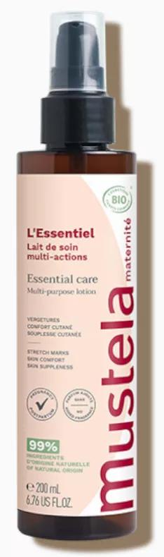 Mustela BIO Essential Care Latte Corpo per Gravidanza e Postpartum 200 ml