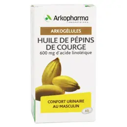 Arkopharma Arkogélules Huile Pépins de Courge 60 gélules