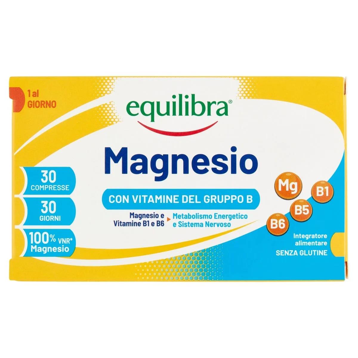 Equilibra Magnesio Integratore per il Sistema Nervoso 30 Compresse