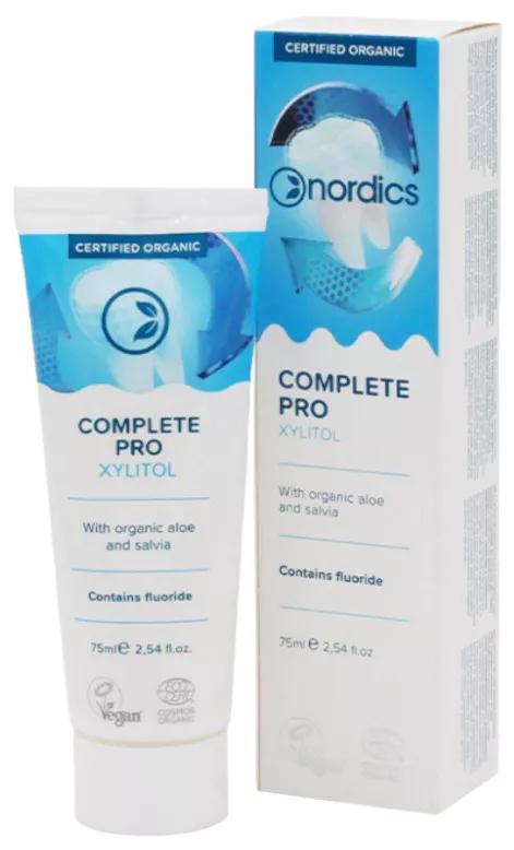 Nordics Complet Pro Xylitol Dentífrico con Flúor 75 ml