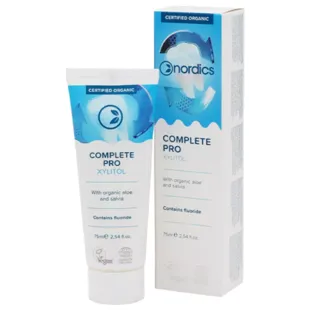 Nordics Complet Pro Xylitol Zahnpasta mit Fluorid 75 ml