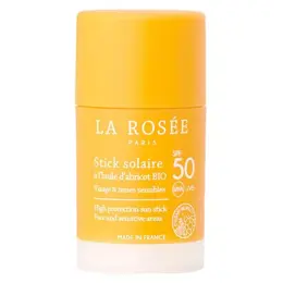 La Rosée Solaires Stick a l'Huile d'Abricot SPF50 Bio 15ml