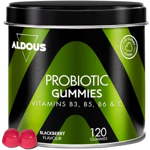 Aldous Labs Probiotics with Vitamins Blackberry Flavor 120 Gummies