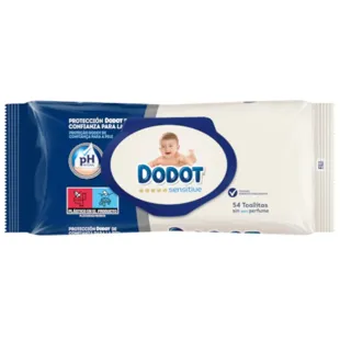Dodot Toalhetes Sensíveis Recarga Toalhetes 54 unidades