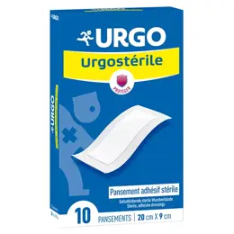 Urgo Médical Urgostérille Pansement Adhésif Stérile 20 x 9cm 10 unités