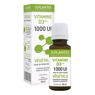D.Plantes Vitamina D3 Fonte Vegetale 1000 UI 20ml