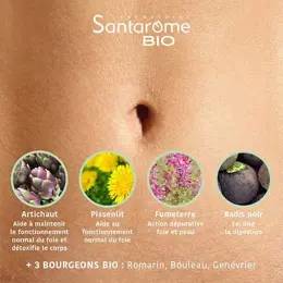 Santarome Bio - Bien-Etre du Foie - Aide à la digestion - 20 ampoules