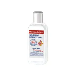 Mercurochrome Gel Mains Désinfectant Monoï 75ml