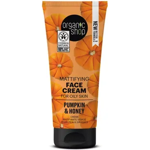 Organic Shop Matifying Cream Oily Skin Organic Pumpkin Oil 50 ml