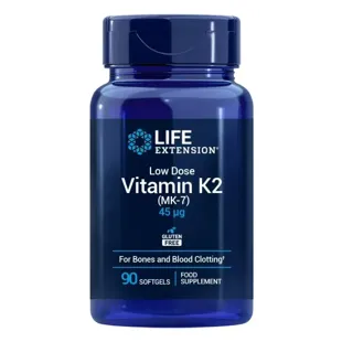 Life Extension Low Dose Vitamin K2 MK-7 45 mcg 90 Softgels