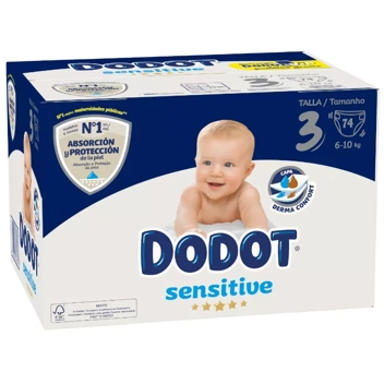 Toallitas de Bebé Dodot Sensitive 54 uds