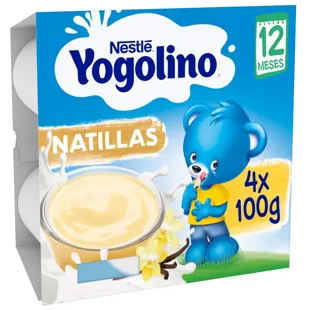 Nestle Yogolino Pack of Custard Flavored Yogurts 4x100 gr