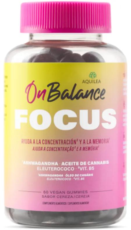 Aquilea On Balance Focus Cherry 60 Vegan Gummies