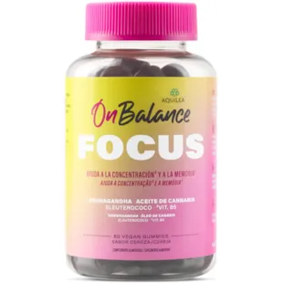 Aquilea On Balance Focus Cherry 60 gommes végétaliennes