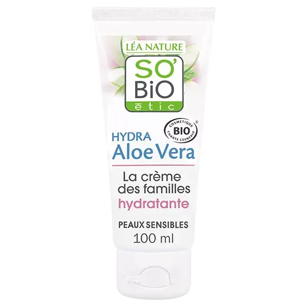 So'Bio Étic Hydra Aloe Vera Crème Hydratante 24h Bio 100ml