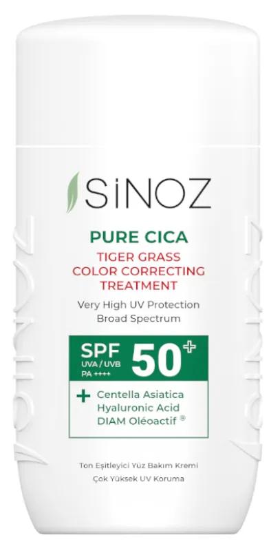 Sinoz Pure Cica Farbkorrekturbehandlung SPF50+ 50 ml