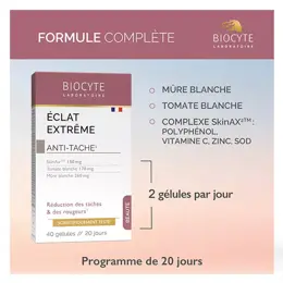 Biocyte Eclat extrême 40 gélules