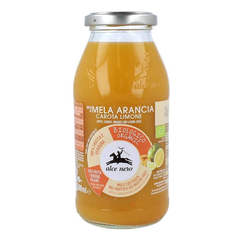 Alce Nero Succo di Mela Arancia Carota e Limone Bio 500 ml