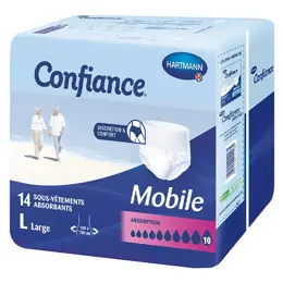 Hartmann Confiance Mobile Absorption 10 Gouttes Taille L 14 sous-vêtements