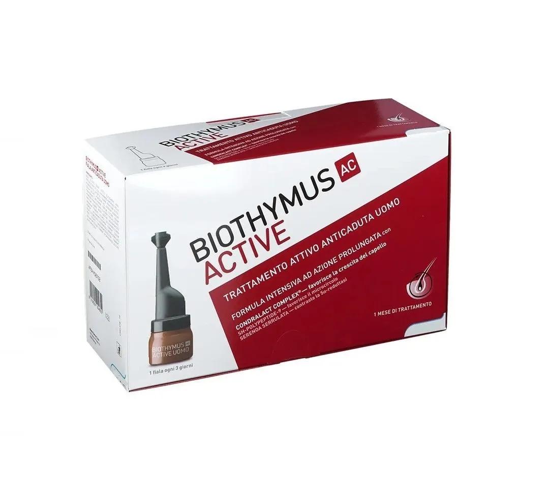 Biothymus AC Active Fiale Uomo Trattamento Anticaduta 10 Fiale