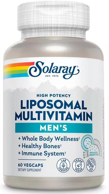 Solaray Liposomal Multivitamin Men's 60 Cápsulas Vegetales