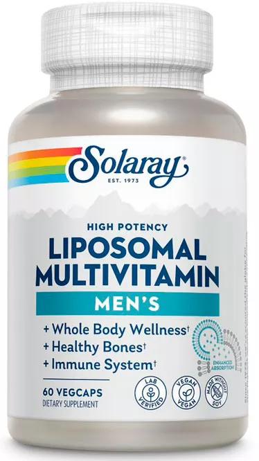 Solaray Liposomal Multivitamines Homme 60 Capsules Végétales