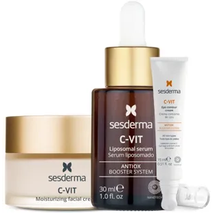 Sesderma C-Vit Complete Anti-Aging Treatment Cream+Contour+Serum