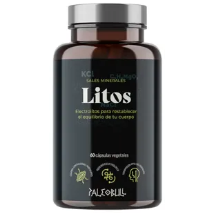 Paleobull Litos Sais Minerais 60 Cápsulas Vegetais