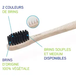 Elgydium Anti-Plaque Brosse à Dents en Bois Medium