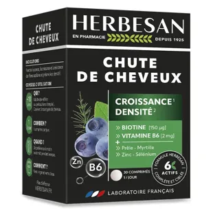 Herbesan - Perdita di capelli - Crescita e densità - 30 compresse