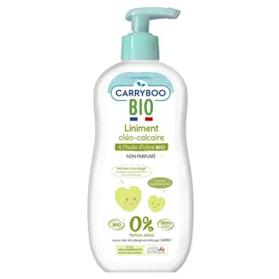 Carryboo Soins Liniment Oléo-Calcaire Olio d'Oliva Bio 450ml