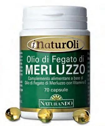 Naturando Olio Di Fegato Merluzzo Integratore 70 Capsule