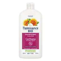 Natessance Shampoing Couleur Carthame & Kératine Bio 500ml