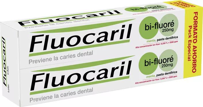 Fluocaril Bi-Fluoré 250mg Pasta Dientes Menta 2x125 ml FORMATO AHORRO