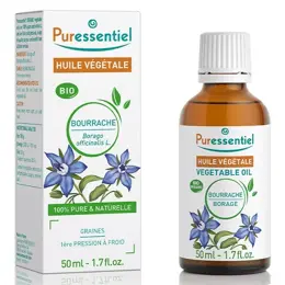 Puressentiel Huiles Vegetales 100% Bio Huile Végétale Bio Bourrache 50 ml