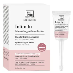 Soivre Intim Hidratante Vaginal Interno 6 Cânulas